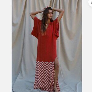 Sunset Beach Kaftan x Jen’s Pirate Booty Size- Deep Ocean Blue- M/L